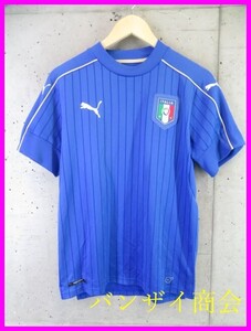 【送料300円可】3150b6◆希少です◆PUMA プーマ【イタリア代表】サッカーユニフォーム S/ワールドカップ/オリンピック/ジャケット