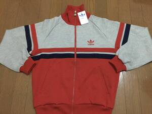 70s 80s adidas デサント デッドストック 未使用 トラックジャケット ジャージ トレフォイル 西ドイツ ビンテージ vintage 