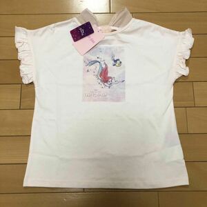 新品★メゾピアノ×ディズニー★アリエル 半袖Tシャツ 140 定価9130円