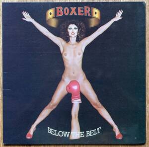 ◆BOXER/ボクサー◆UK盤LP/BELOW THE BELT//修正ジャケ//KENDUN刻印有り//MIKE PATTO/OLLIE HALSALL/TONY NEWMAN/KEITH ELLIS