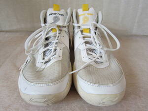 バスケットボールシューズ　Li-Ning Sonic 9 Team（リーニン）（ABPR017-6）白黄黒　27㎝　　ok2410B