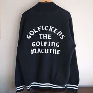 Golfickers ゴルフィッカーズ ニット ジャケット ブラック XL ゴルフウェア