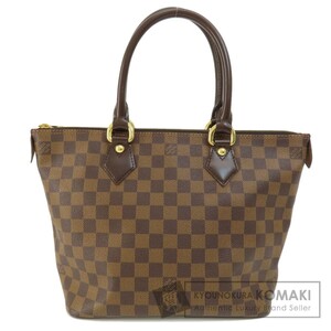 LOUIS VUITTON ルイヴィトン N51183 サレヤPM ダミエ エベヌ ハンドバッグ ダミエキャンバス レディース 中古