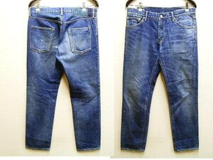 ◇即決[W34]visvim 14AW SOCIAL SCULPTURE DENIM 04D5 04 DAMAGED-5 スリム デニム 0114205005016 パンツ■1492