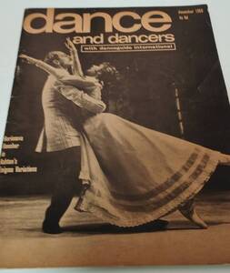 dance and dancers　洋ダンス雑誌　1968.12　※Enigma Variations／L