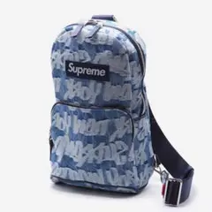 Supreme Fat Tip Jacquard Denim Sling Bag