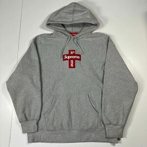 【XL】 SUPREME Cross Box Logo Hooded Sweatshirt シュプリーム クロス ボックス ロゴ フーデッド スエット シャツ T755