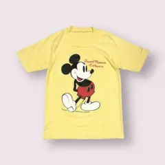 Vintage 70s Disney Santa Monica Tシャツ 黄色