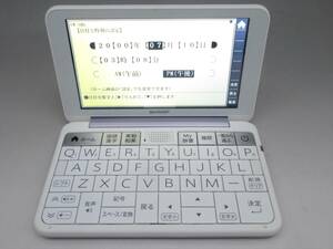 ◆◇SHARP シャープ Brain ブレーン PW-SH6 電子辞書 バイオレット パープル 紫色 タッチペン 充電器付 通電確認済 難有品◇◆