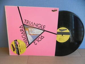 ●LP【 Japan 】ナイアガラ・トライアングル Niagara Trianglevol.2/佐野元春 大滝詠一 杉真理☆28AH 1441/1982◆試聴済み◆