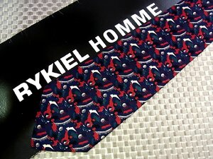 ♪35409C♪良品【アート デザイン 柄】リキエル【RYKIEL】ネクタイ