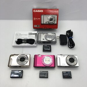 1円～【ジャンク】4点セット CASIO コンパクトデジタルカメラ EX-ZS100 EX-H10 EX-ZS190 EX-ZR1700【訳アリ】T012871