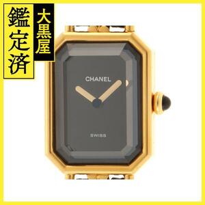 CHANEL　シャネル　プルミエールL　H0001　クオーツ　レディース　GP/レザー　2148103652271【431】