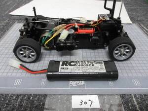  307 　　　　　タミヤ　Ｍ－０１シャシ　FF　電動ＲＣカー　メカ搭載済み　　　　　　　　