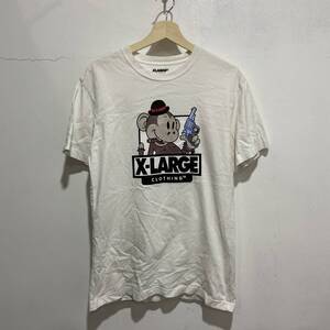 ☆送料無料☆XLARGE☆エクストララージ☆キャラクタープリントTシャツ☆keith☆メンズM☆白☆H21c