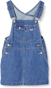 新品 デニム キッズ S 90-100 チャムス CHUMS オーバーオール スカート Kids All Over The Overall Skirt ガールズ アウトドア キャンプ 27