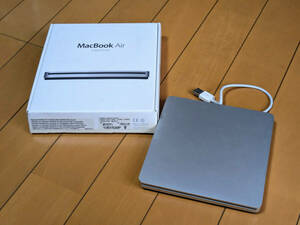 ●● 1円スタート：Apple Mac MacBook Air USB SuperDrive A1379 スーパードライブ 【即決あり】●●