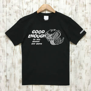 ■GOOD ENOUGH Tシャツ■Sサイズ（ブラックxホワイト）アメ車　アメリカ　フォード　マスタング FORD MUSTANG