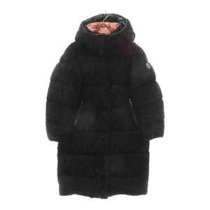 MONCLER モンクレール HAINARDIA フェイクファー フーディーダウンコート G20931C00059 ブラック