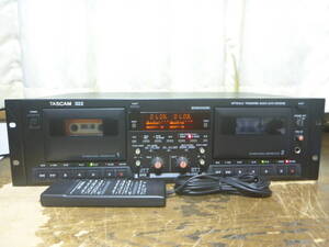 TASCAM　　322 業務用Wカセットレコーダー　タスカム