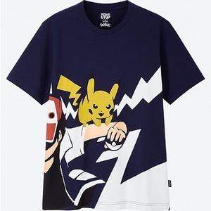 ポケモン　Tシャツ　ピカチュウ　サトシ　Lサイズ★UTGP2019 UT　グラフィックTシャツ　半袖　ユニクロ/新品未使用品　