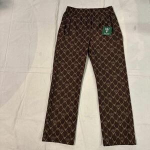 24SS 新品 SOUTH2 WEST8 サウスツーウエストエイト TRAINER PANT - POLY JQ. / SKULL&TARGET モノグラム ジャージパンツ