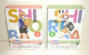 ★廃盤レア新品 未開封★ SHIROBAKO プレミアム Blu-ray BOX Vol.1＆2セット 初回仕様版 特典CD6枚 BD6枚組 OVA 全24話 PAワークス