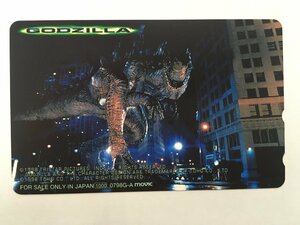 テレホンカード テレカ 50度数 GODZILLA ゴジラ 未使用