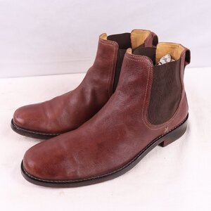 コールハーン 11 1/2 M / 実寸 29.0cm~29.5cm 位 チェルシーブーツ サイドゴアブーツ ブラウン 茶 COLE HAAN メンズ 古着 中古 ds4847