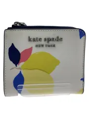 kate spade new york 2つ折り財布 レザー ホワイト レディース WLRU6145