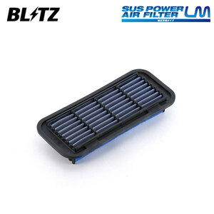 BLITZ ブリッツ サスパワー エアフィルター LM ST-48B ヴィッツ SCP13 H14.12～H17.2 2SZ-FE FF 17801-23030