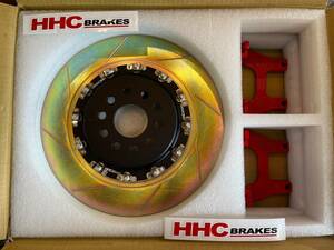 新品未使用 HHC BRAKES AUDI ビッグローター [RSQ3 F3 RS3 S3 8V TTS TTRS 8S VW GOLF7 GTI GOLF7R PASSAT B8 3C ブレーキ ローター ]