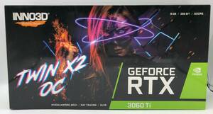 Inno3D RTX 3060 Ti TWIN X2 OC 8G グラフィックボード　外箱あり　動作保証【U066】