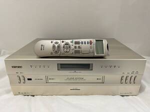 【動作品】HITACHI DT-DR3000 D-VHSビデオデッキ S-VHS リモコン付き VT-RM20000 日立