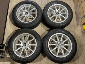 【2404006】スタッドレス SPORT TECHNIC 16インチ 6.5J +47 PCD112 5H + TOYO 205/60R16 2022年 BMW MINI ベンツ 等