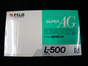 【新品】未使用 ベータ β ビデオカセット L-500 SAG FUJI Super AG 