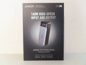 未使用 Anker 737 Power Bank (PowerCore 24000) (24000mAh / 大容量モバイルバッテリー)