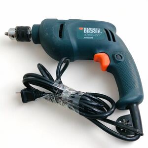 ★☆ブラック＆デッカー BLACK&DECKER 10mm 振動ドリル KR450RE-JP 電気 電動 工具 大工道具 DIY 動作確認済み E☆★