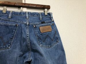 60s70sヴィンテージMADE IN USAアメリカ製ラングラーWrangler13MWZデニムパンツスコービルカムロックジッパーsize表記30-32実測W72cmL75cm