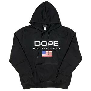 [並行輸入品] DOPE ドープ DOPE USAロゴ プルオーバーパーカー (ブラック) (M)