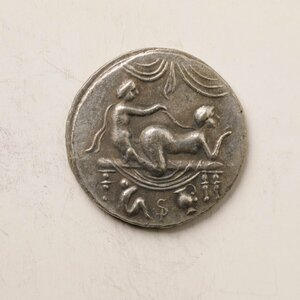 Y60 古代ギリシャ アテネ 銀貨 重量約4.6g