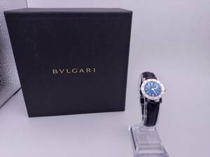 BVLGARI ブルガリ BB23SL ブルガリブルガリ SS×革ベルト /不動/現状品/中古/レディース