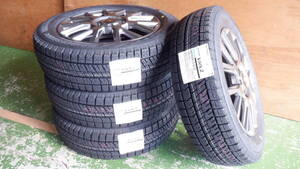 在庫確認不要!新品 ブリヂストン BLIZZAK VRX2 165/65R15 23年製+ラムダ 15X4.5 4H100 1台分 タフト ソリオ デリカD2　などに