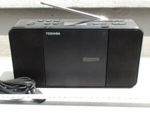 ★使用感が無く美品★東芝 CDラジオ TY-C250★ワイドFM★CDを試聴し、音飛びが無いことを確認済みです★ブラック色★