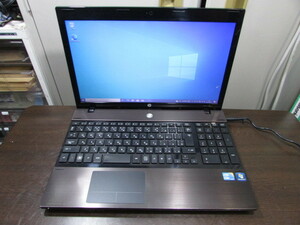 【YNT0370】★HP ProBook 4520s Corei3M380 2.53GHz/4GB/250GB/DVD-MULTI/15.4/1366x768/Wi-Fi/Win10Pro64bit/ACなし★中古