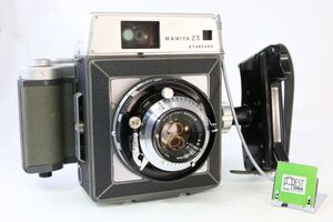 【同梱歓迎】実用■マミヤ MAMIYA 23 STANDARD + MAMIYA-SEKOR 90mm F3.5■シャッター全速完動・レリーズつき■AK660