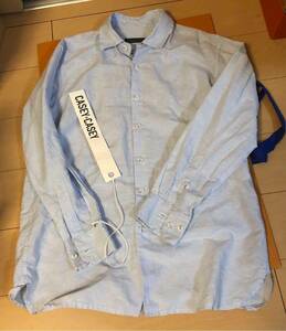 定価7万弱 XS CASEY CASEY PAPOO SHIRT SKY PAPER ケイシーケイシー ペーパーシャツ