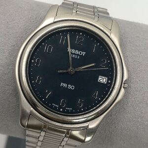 TISSOT ティソ　ジャンク 腕時計　PR50 J176/276K デイト 動作未確認　C-034