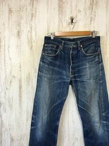 c160☆【鬼ひげ 66501 501xx 復刻 big E】LEVIS リーバイス デニム ジーンズ J61 日本製 w33