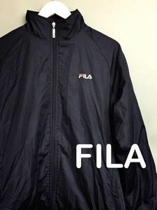 フィラ ジャケット ポリエステル100% 上着 ロゴ刺繍 裏起毛 FILA